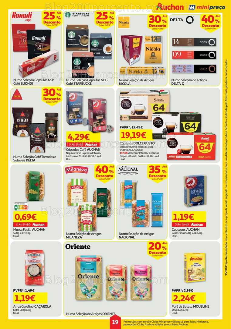 Antevisão Folheto AUCHAN - MINIPREÇO Promoções 24 a 30 julho all