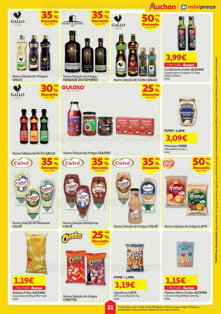 Antevisão Folheto AUCHAN - MINIPREÇO Promoções 24 a 30 julho all