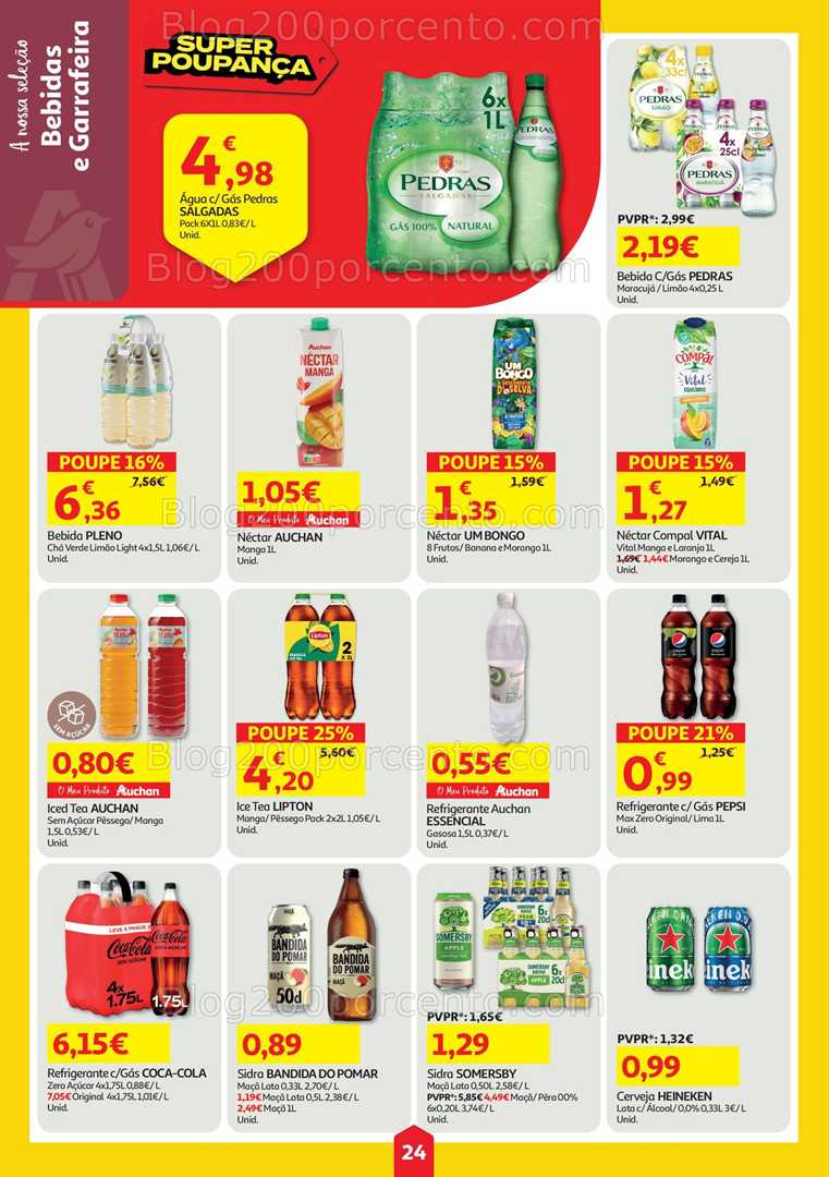 Antevisão Folheto AUCHAN - MINIPREÇO Promoções 24 a 30 julho all