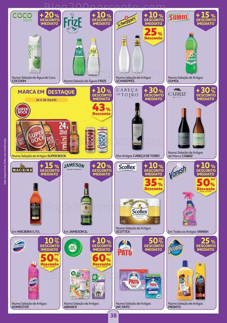 Antevisão Folheto AUCHAN - MINIPREÇO Promoções 24 a 30 julho all