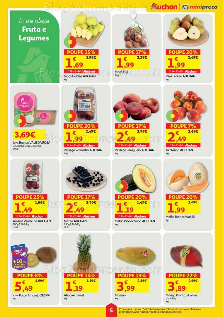 Antevisão Folheto AUCHAN - MINIPREÇO Promoções 24 a 30 julho all
