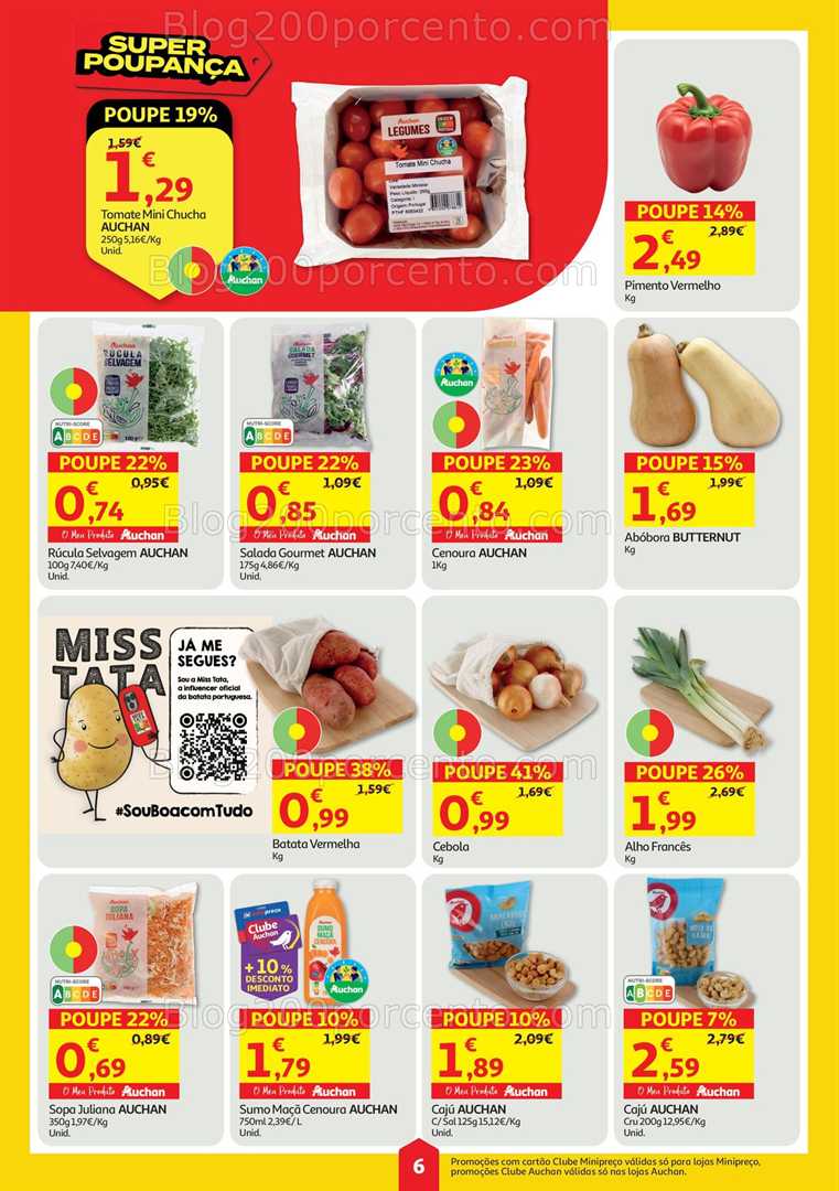 Antevisão Folheto AUCHAN - MINIPREÇO Promoções 24 a 30 julho all