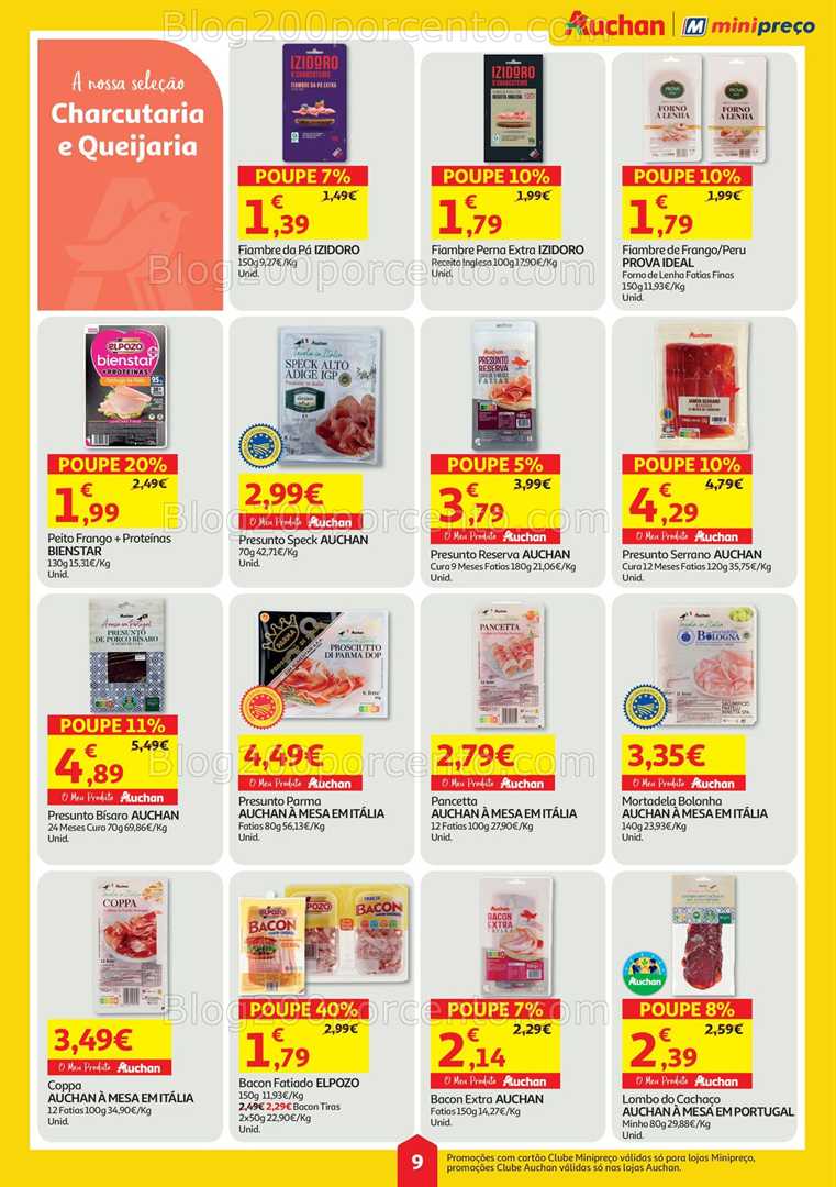 Antevisão Folheto AUCHAN - MINIPREÇO Promoções 24 a 30 julho all