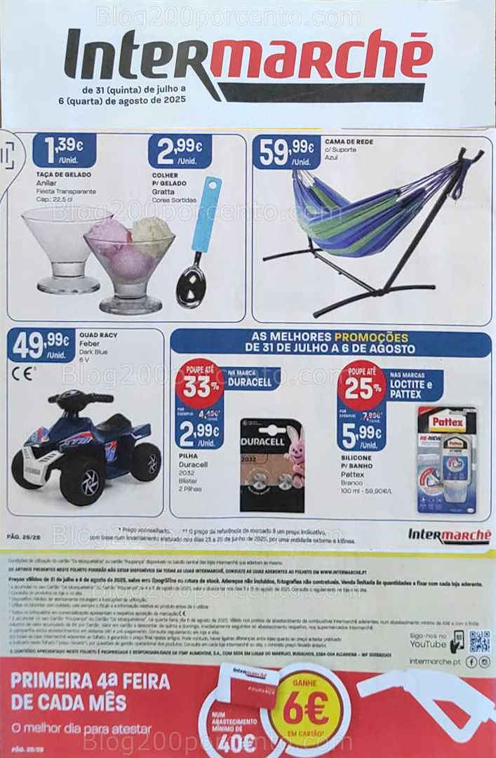 Antevisão Folheto INTERMARCHÉ Bazar Promoções de 31 julho a 6 agosto all