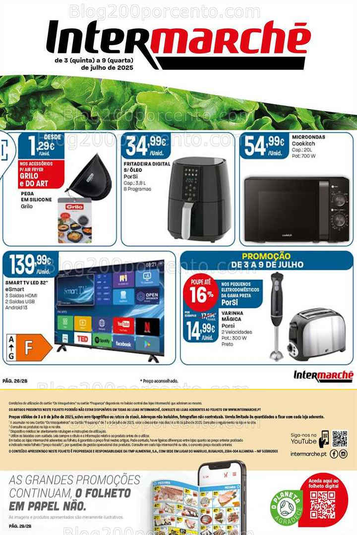 Antevisão Folheto INTERMARCHÉ Bazar Promoções de 3 a 9 julho all