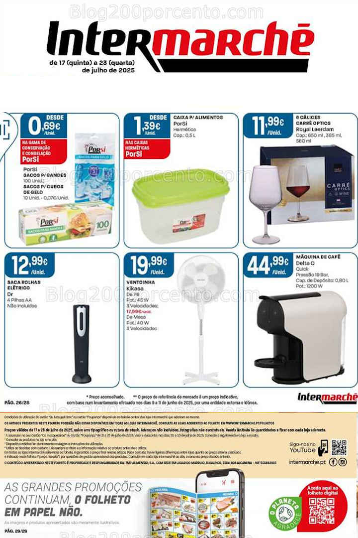 Antevisão Folheto INTERMARCHÉ Bazar Promoções de 17 a 23 julho all