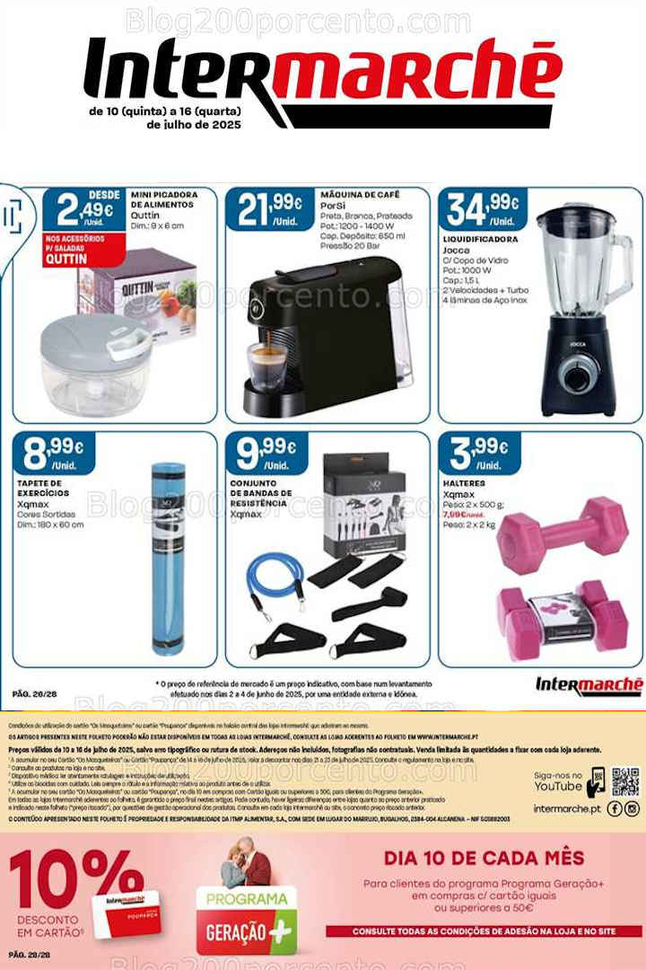 Antevisão Folheto INTERMARCHÉ Bazar Promoções de 10 a 16 julho