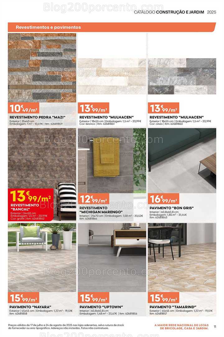 Antevisão Folheto BRICOMARCHÉ Promoções de 17 julho a 24 agosto