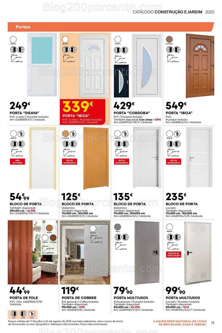 Antevisão Folheto BRICOMARCHÉ Promoções de 17 julho a 24 agosto