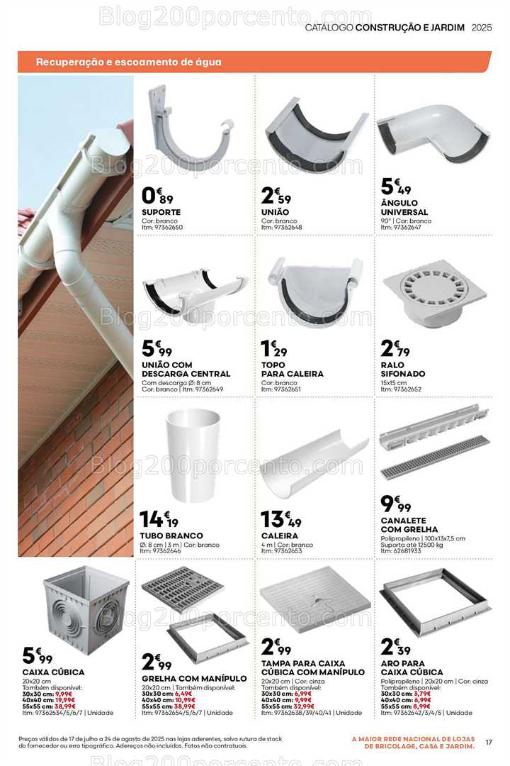 Antevisão Folheto BRICOMARCHÉ Promoções de 17 julho a 24 agosto