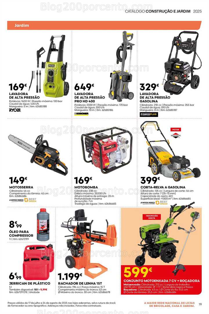 Antevisão Folheto BRICOMARCHÉ Promoções de 17 julho a 24 agosto