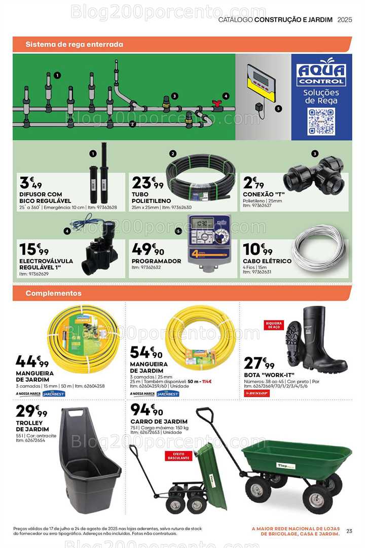 Antevisão Folheto BRICOMARCHÉ Promoções de 17 julho a 24 agosto