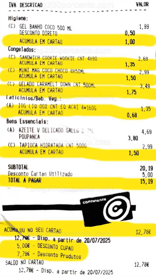 E tu como poupas? 75% de desconto no CONTINENTE! all