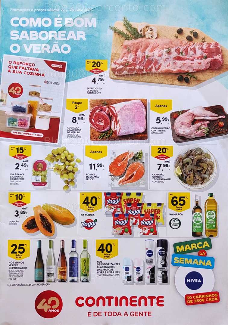 Antevisão Folheto CONTINENTE Promoções de 22 a 28 julho all