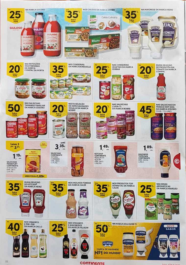 Antevisão Folheto CONTINENTE Promoções de 22 a 28 julho all