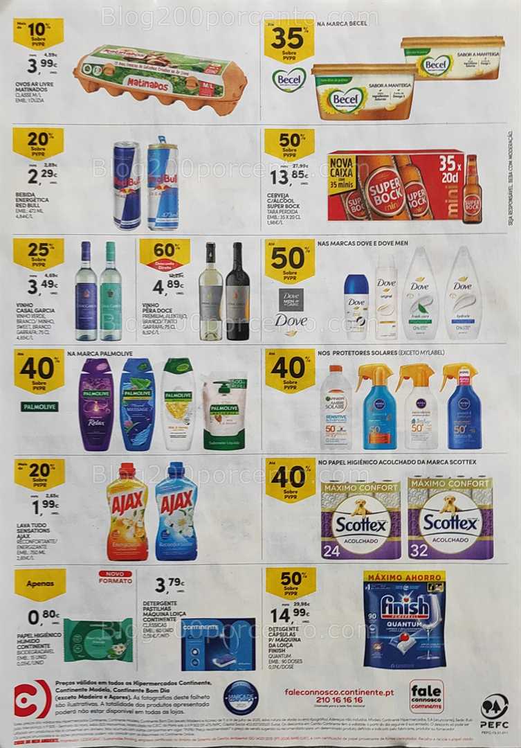 Antevisão Folheto CONTINENTE Promoções Fim de Semana - 11 a 14 julho