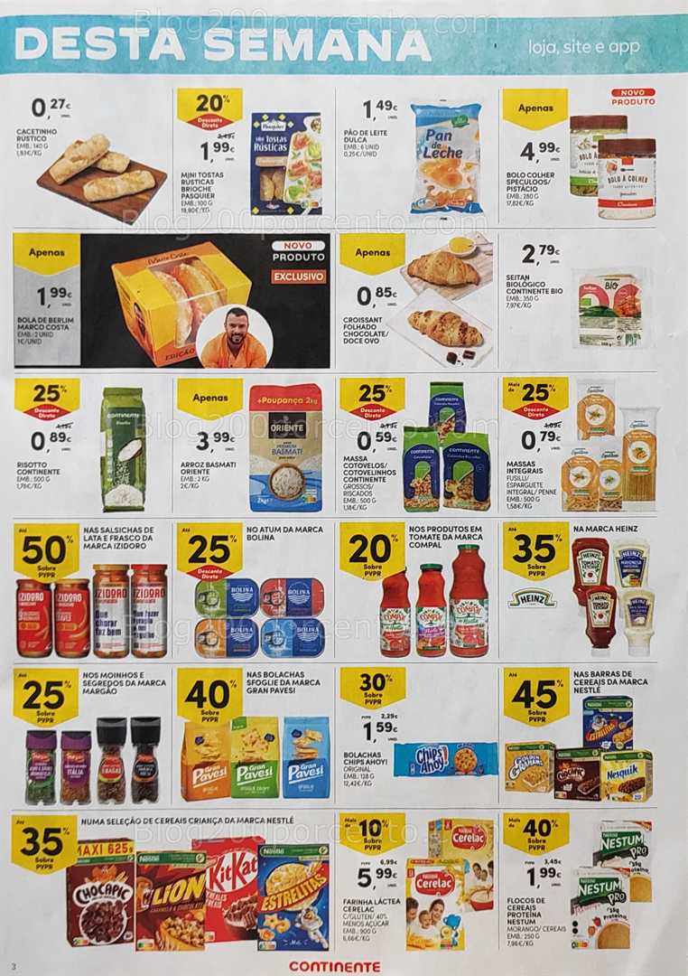Antevisão Folheto CONTINENTE Promoções Fim de Semana - 4 a 7 julho all