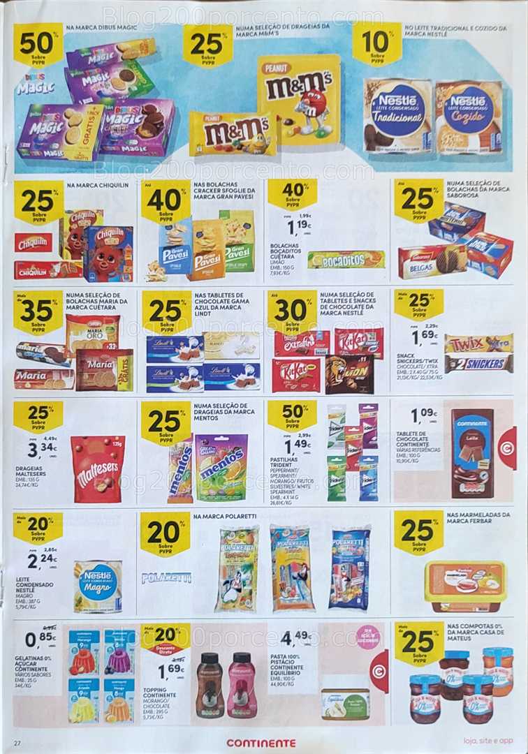 Antevisão Folheto CONTINENTE Promoções de 15 a 21 julho all