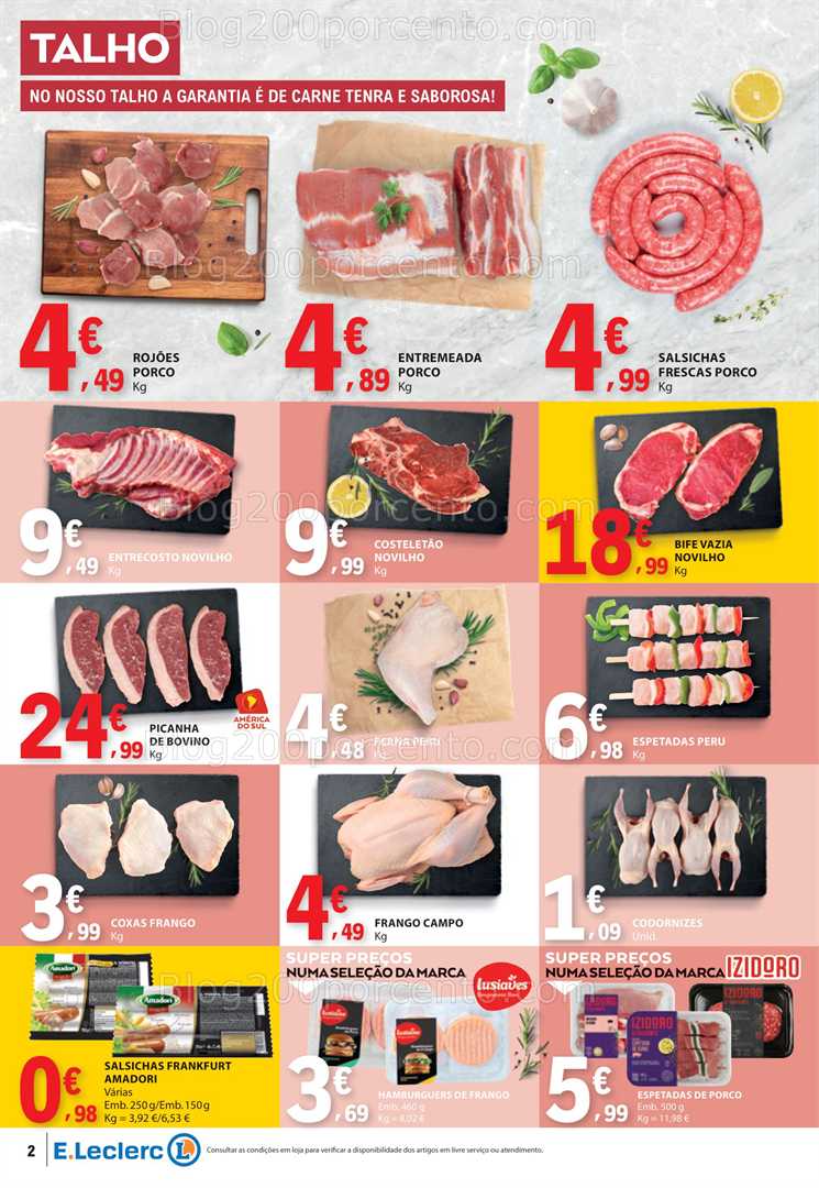 Antevisão Folheto E-LECLERC Promoções de 17 a 23 julho all