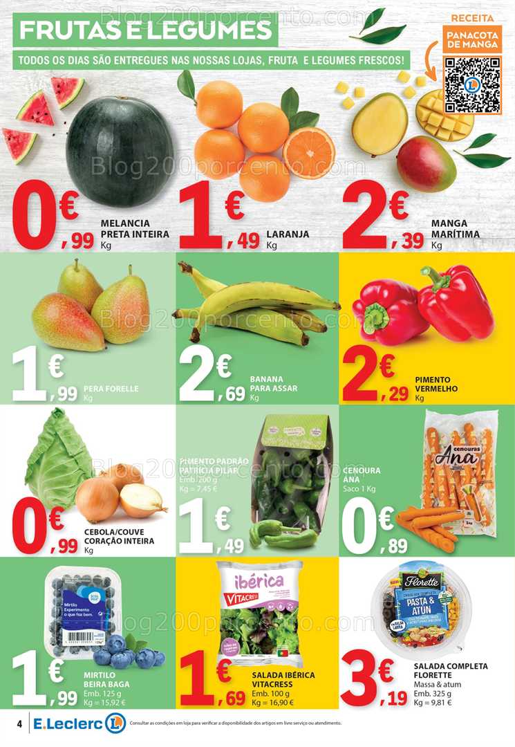 Antevisão Folheto E-LECLERC Promoções de 17 a 23 julho all