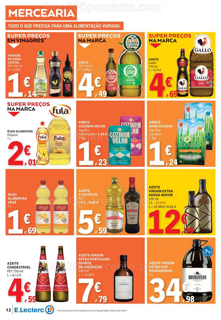 Antevisão Folheto E-LECLERC Promoções de 17 a 23 julho all