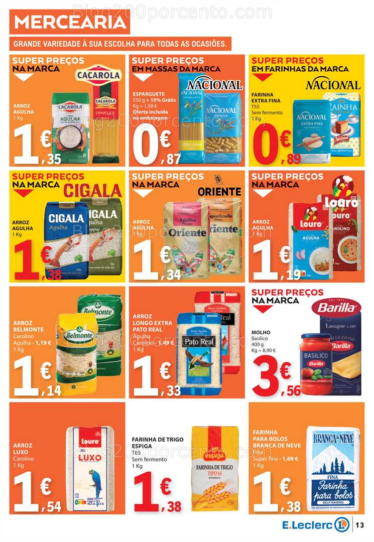 Antevisão Folheto E-LECLERC Promoções de 17 a 23 julho all