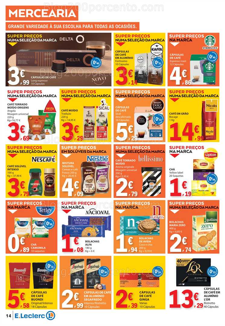 Antevisão Folheto E-LECLERC Promoções de 17 a 23 julho all