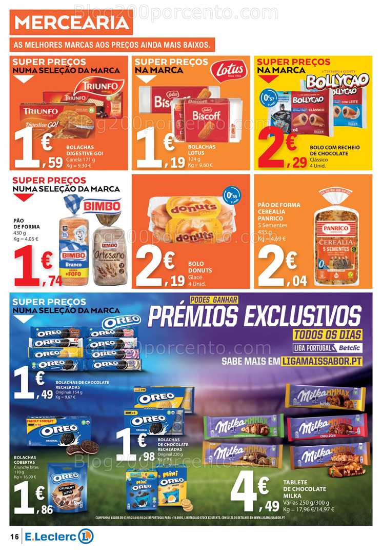 Antevisão Folheto E-LECLERC Promoções de 17 a 23 julho all