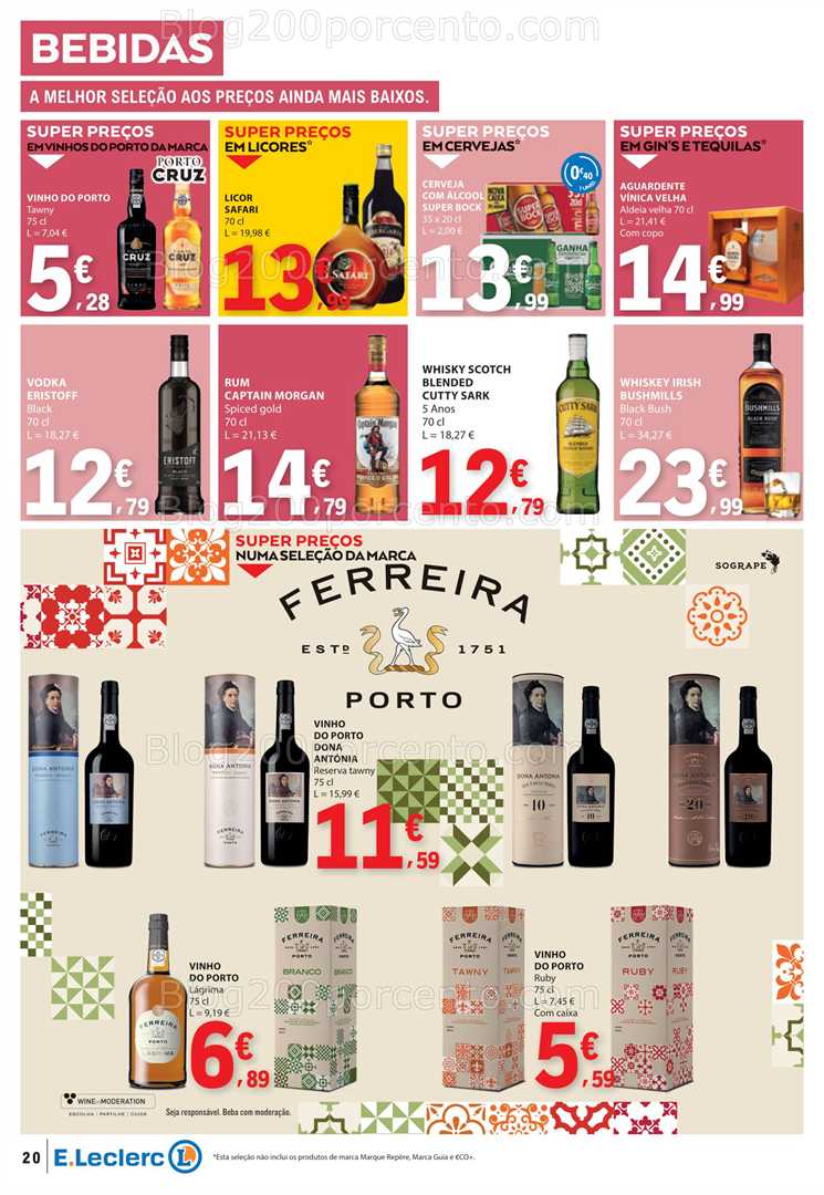 Antevisão Folheto E-LECLERC Promoções de 17 a 23 julho all