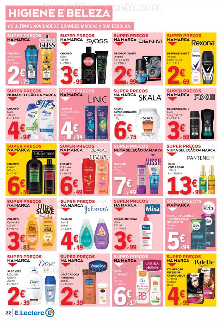 Antevisão Folheto E-LECLERC Promoções de 17 a 23 julho all