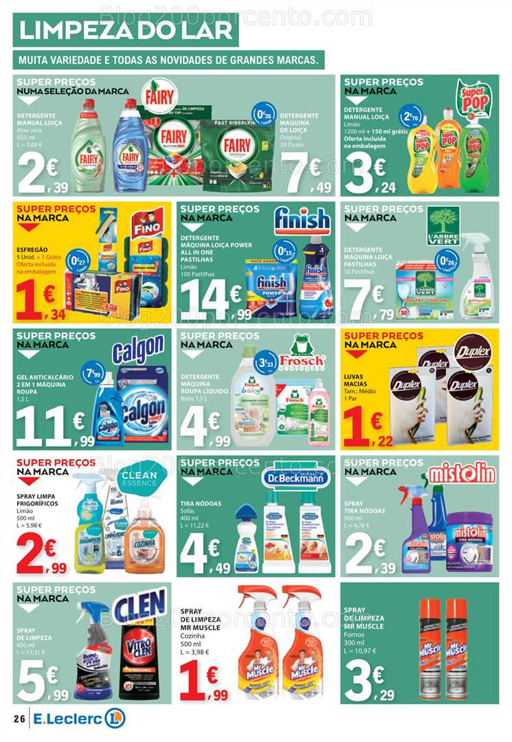 Antevisão Folheto E-LECLERC Promoções de 17 a 23 julho all
