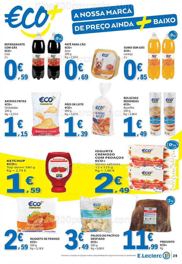 Antevisão Folheto E-LECLERC Promoções de 17 a 23 julho all