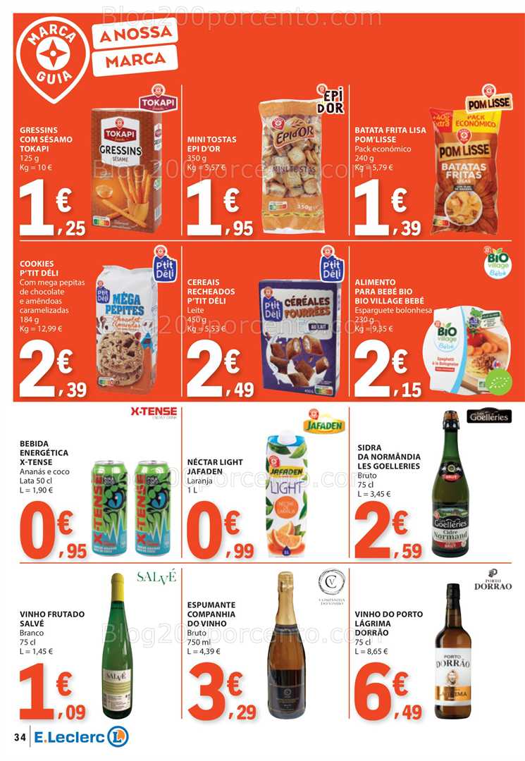 Antevisão Folheto E-LECLERC Promoções de 17 a 23 julho all