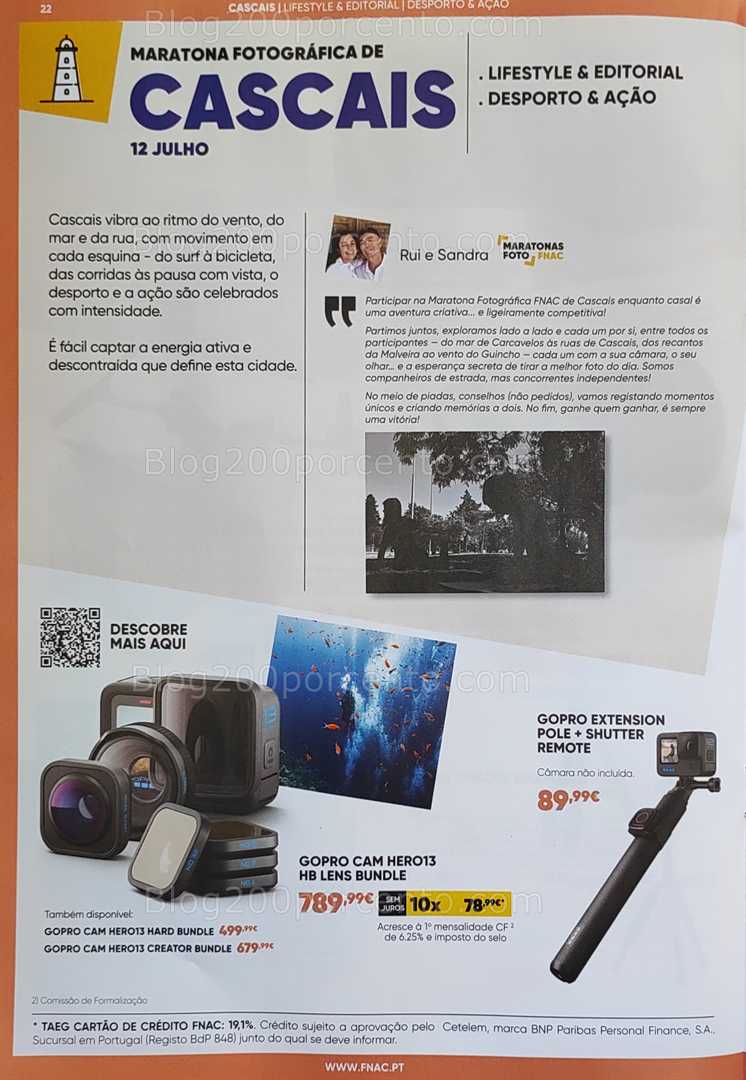 Antevisão Folheto FNAC Fotografia Promoções até 31 agosto