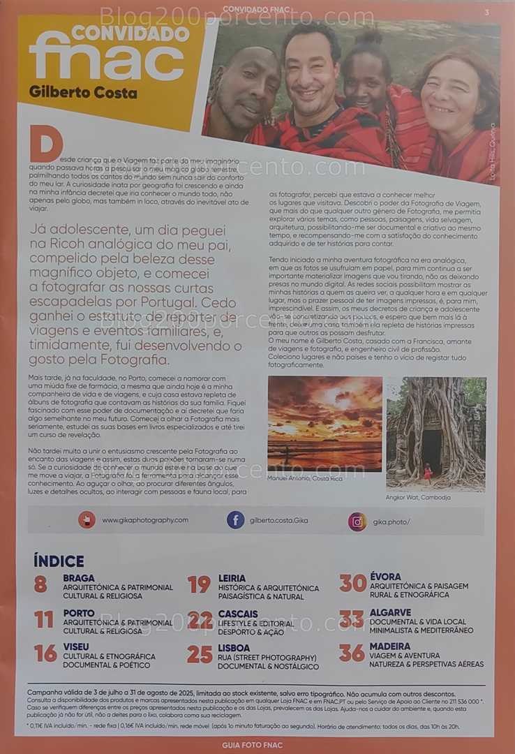 Antevisão Folheto FNAC Fotografia Promoções até 31 agosto