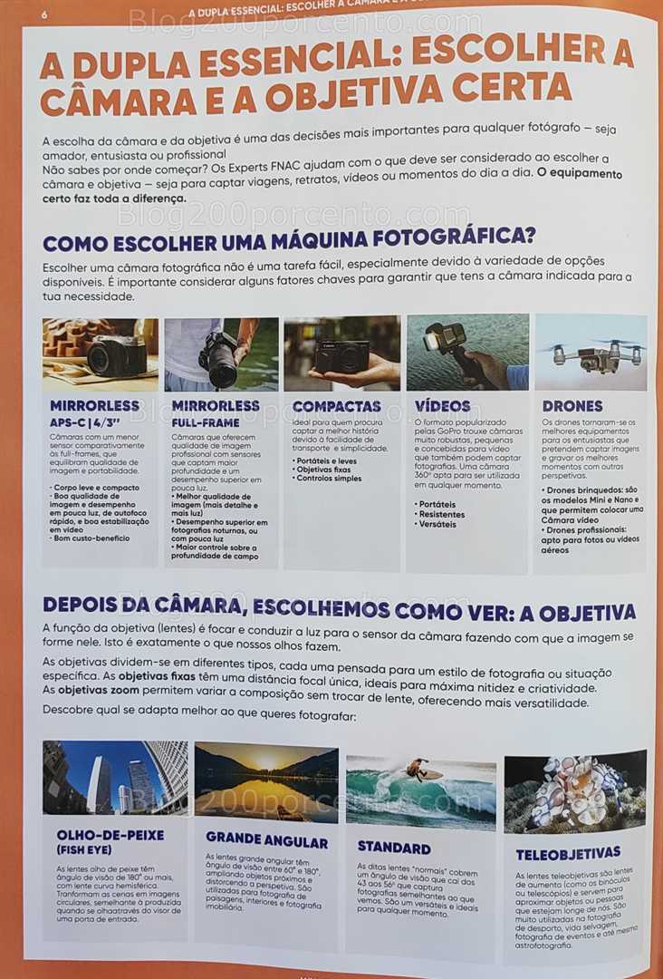 Antevisão Folheto FNAC Fotografia Promoções até 31 agosto