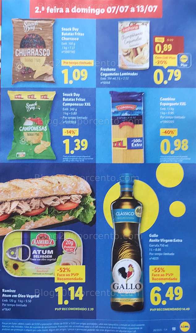 Antevisão Folheto LIDL Promoções de de 7 a 13 julho all