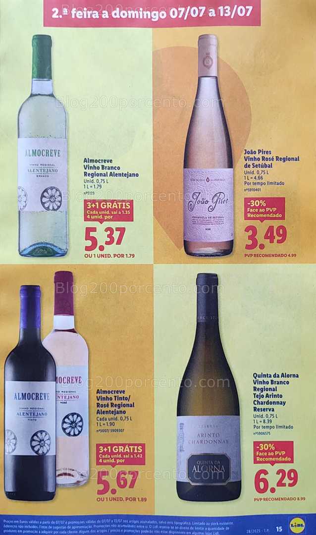 Antevisão Folheto LIDL Promoções de de 7 a 13 julho all