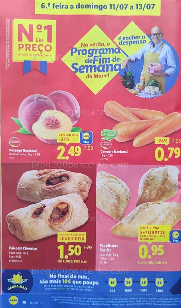 Antevisão Folheto LIDL Promoções de de 7 a 13 julho all