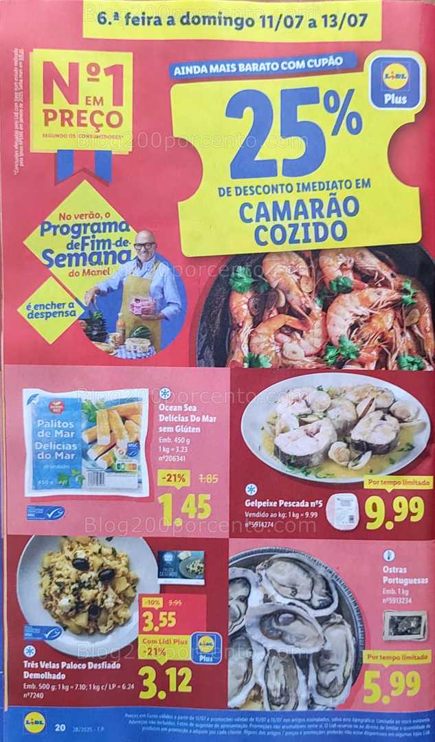 Antevisão Folheto LIDL Promoções de de 7 a 13 julho all