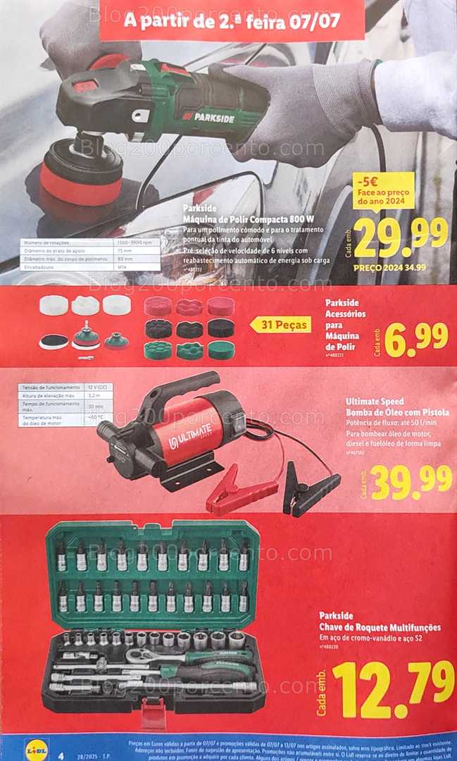 Antevisão Folheto LIDL Bazar Promoções 7 a 13 julho bazar