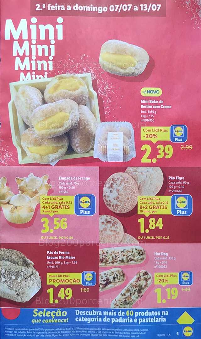 Antevisão Folheto LIDL Promoções de de 7 a 13 julho all