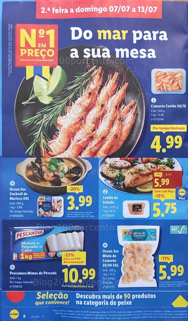 Antevisão Folheto LIDL Promoções de de 7 a 13 julho all