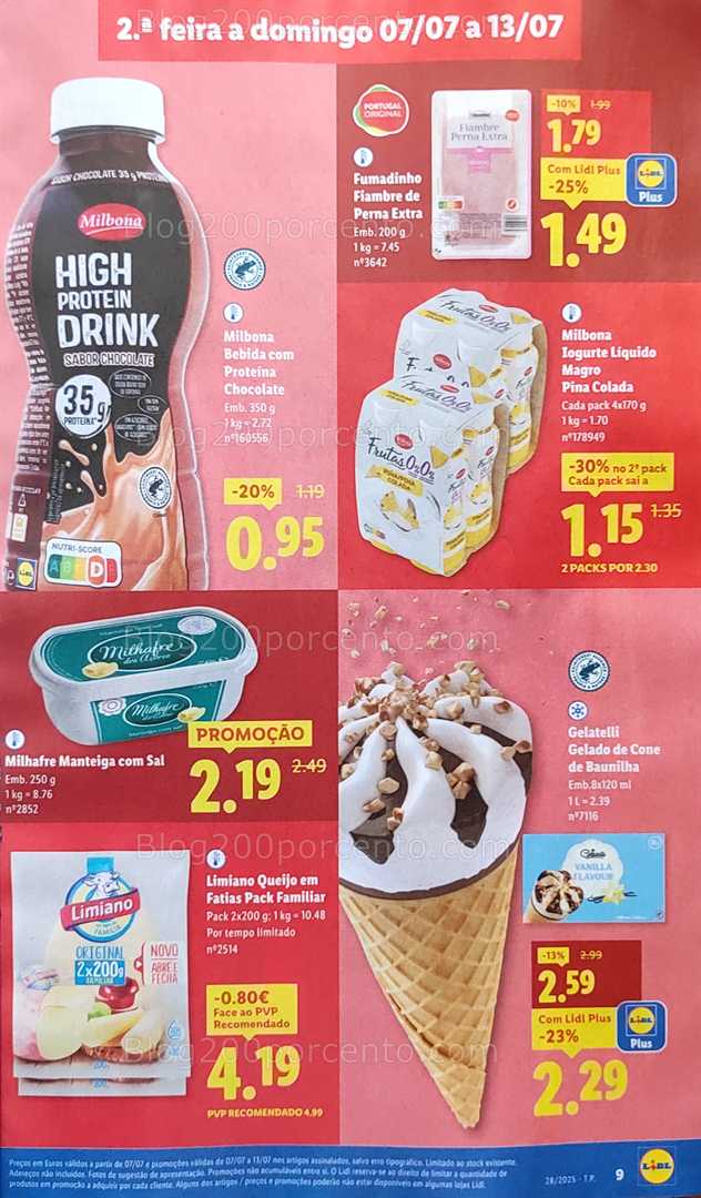 Antevisão Folheto LIDL Promoções de de 7 a 13 julho all