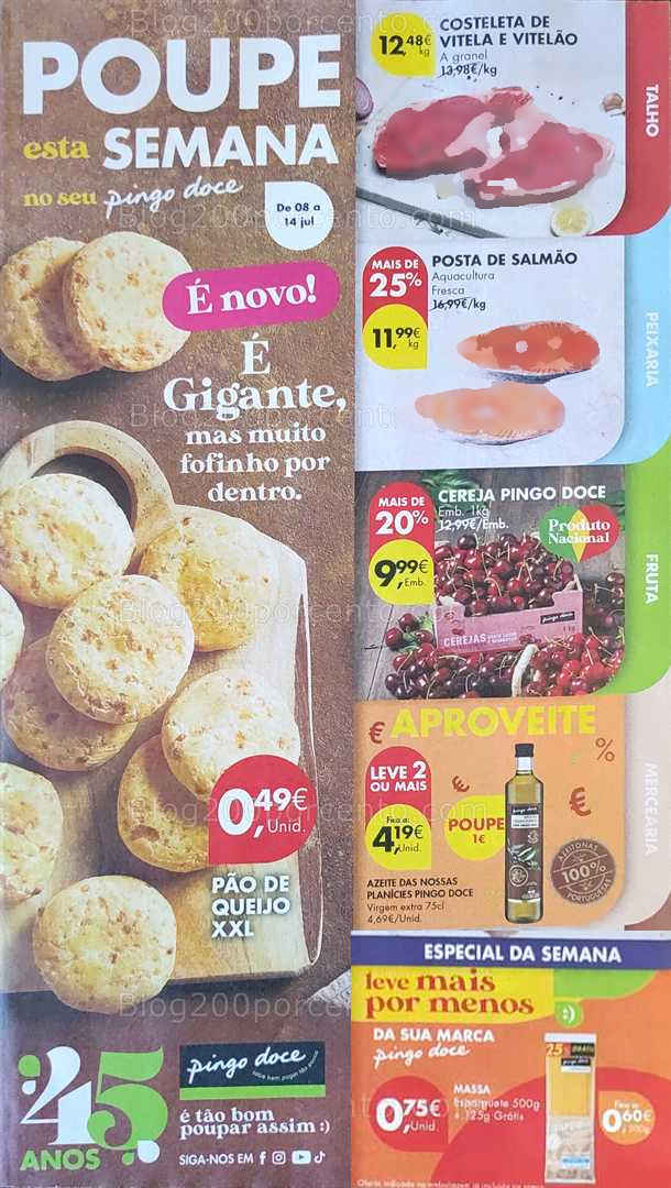 Antevisão Folheto PINGO DOCE Promoções de 8 a 14 julho all