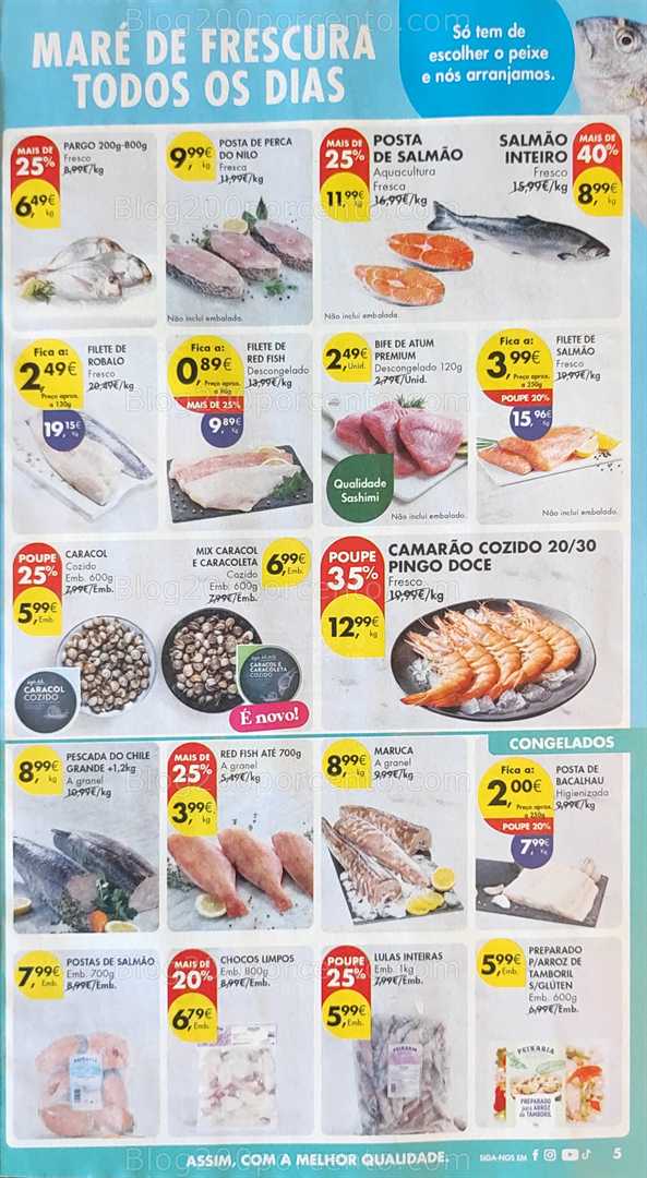 Antevisão Folheto PINGO DOCE Promoções de 8 a 14 julho all