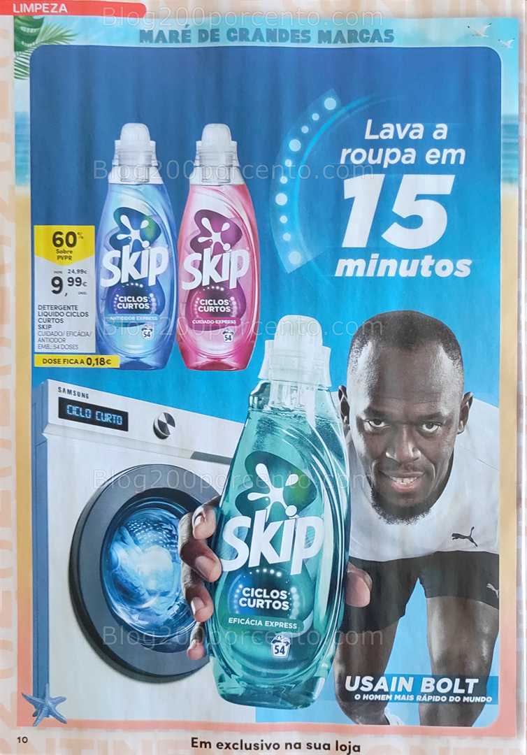 Antevisão Folheto CONTINENTE Grandes Marcas Verão Promoções de 15 a 27 julho all