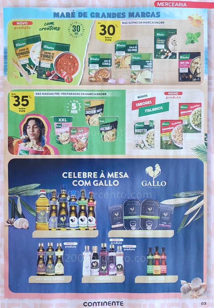 Antevisão Folheto CONTINENTE Grandes Marcas Verão Promoções de 15 a 27 julho all