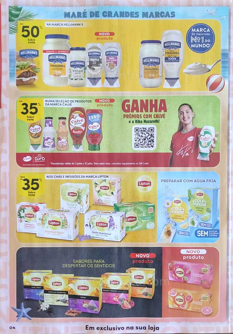 Antevisão Folheto CONTINENTE Grandes Marcas Verão Promoções de 15 a 27 julho all