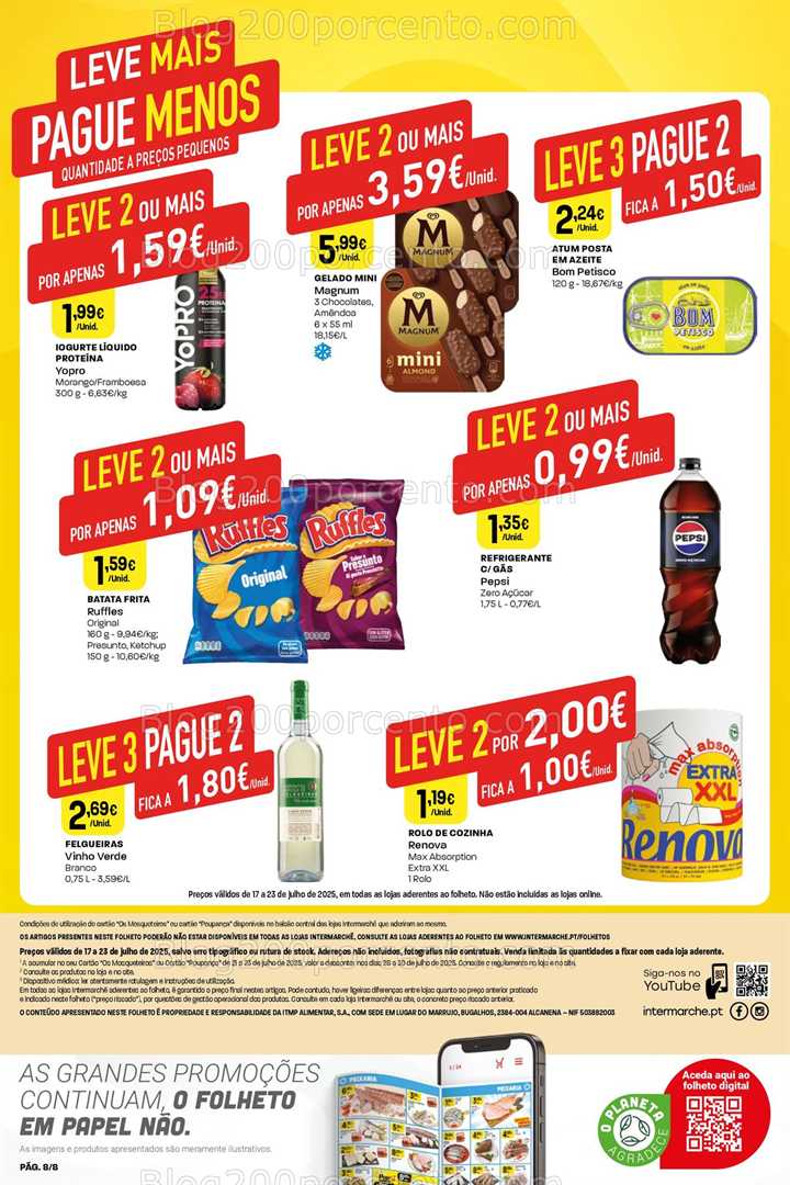 Antevisão Folheto INTERMARCHÉ Mini Promoções de 17 a 23 julho